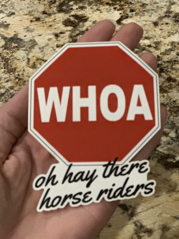 WHOA decal - Image 2