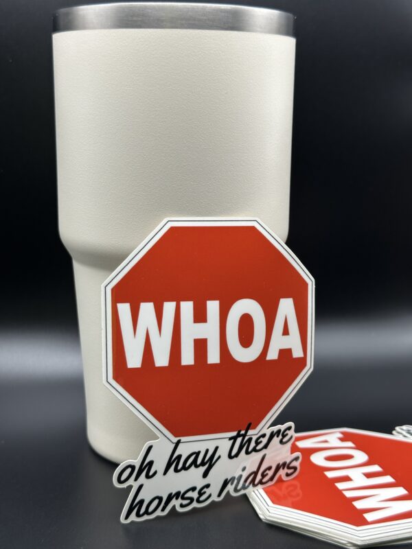 WHOA decal