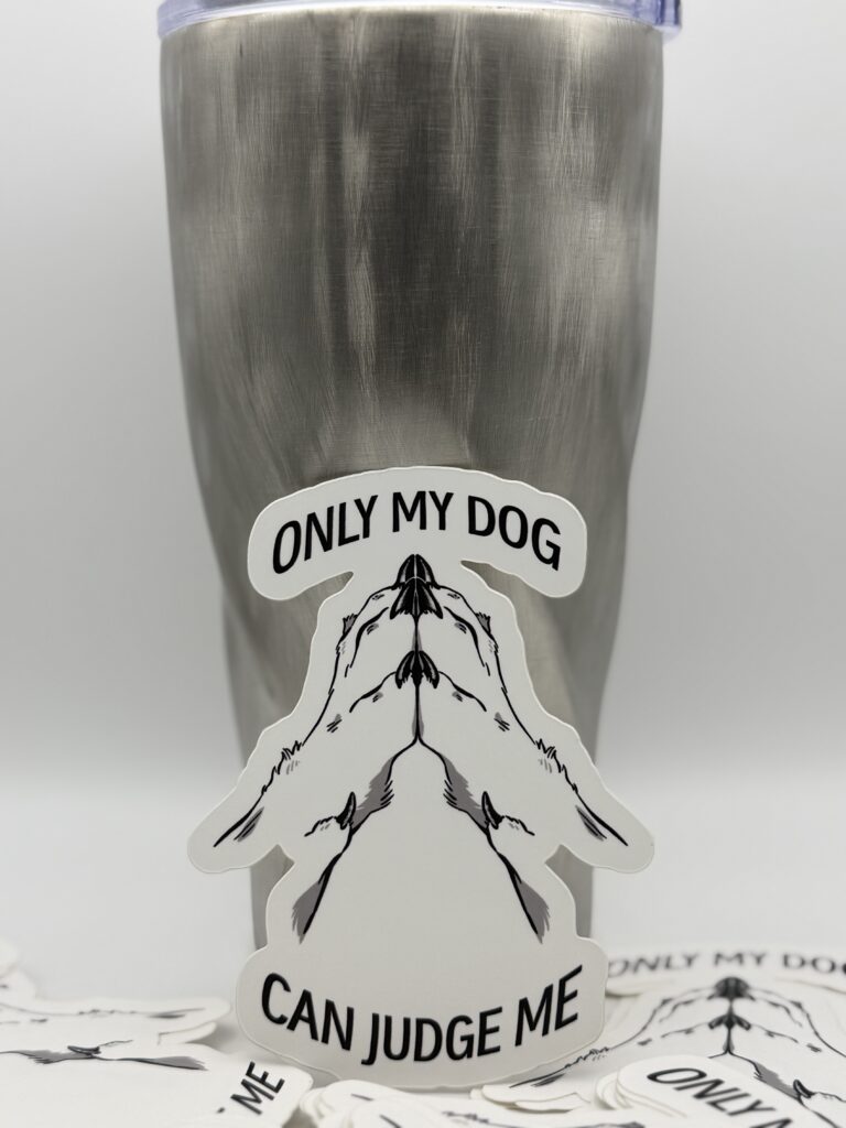 Judge me-decal